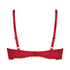 Rose Non-Padded Underwired Bra, Red