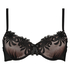 Padded underwired bra Vanity, Black