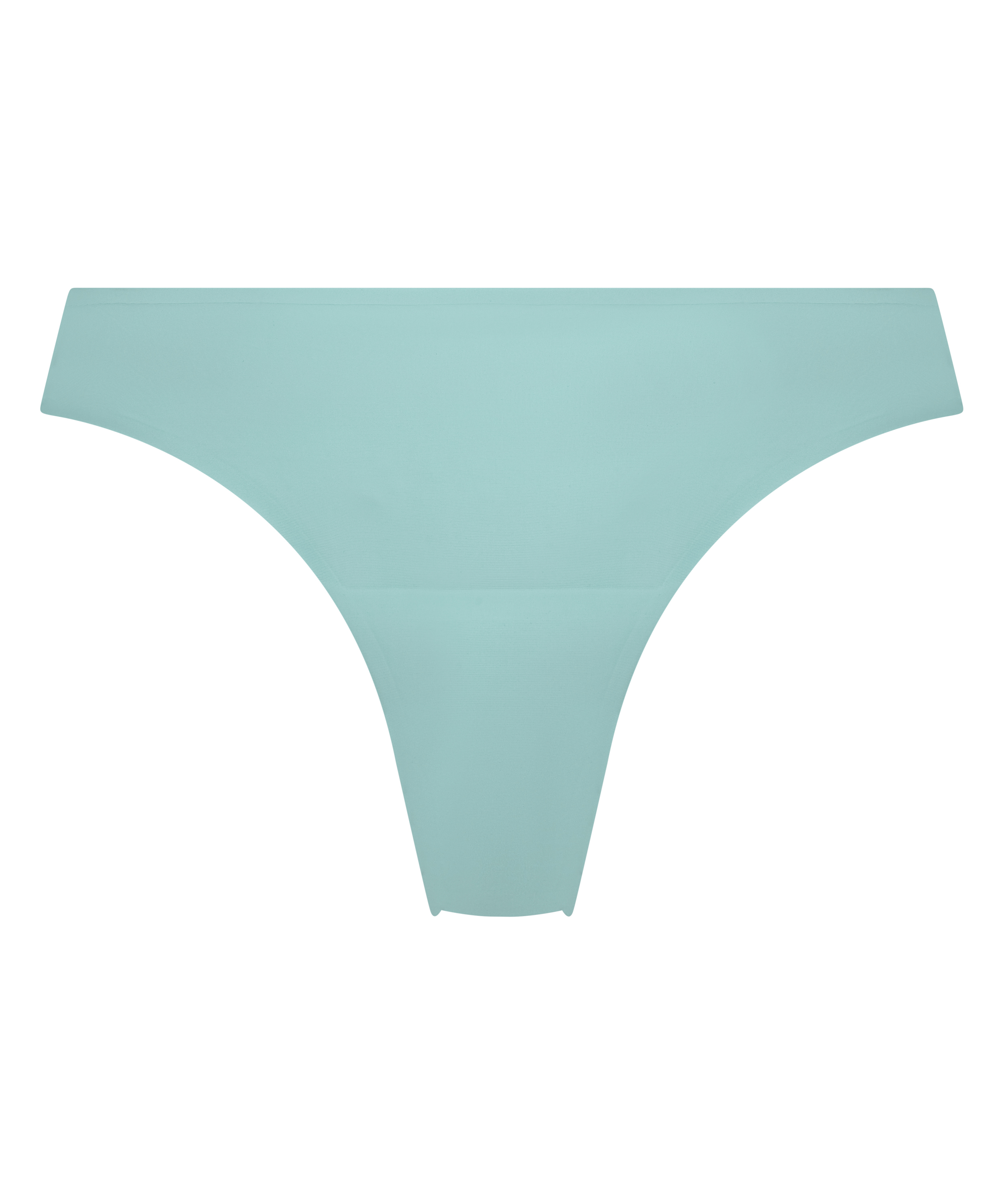 Lace Back Invisible Thong, Blue, main