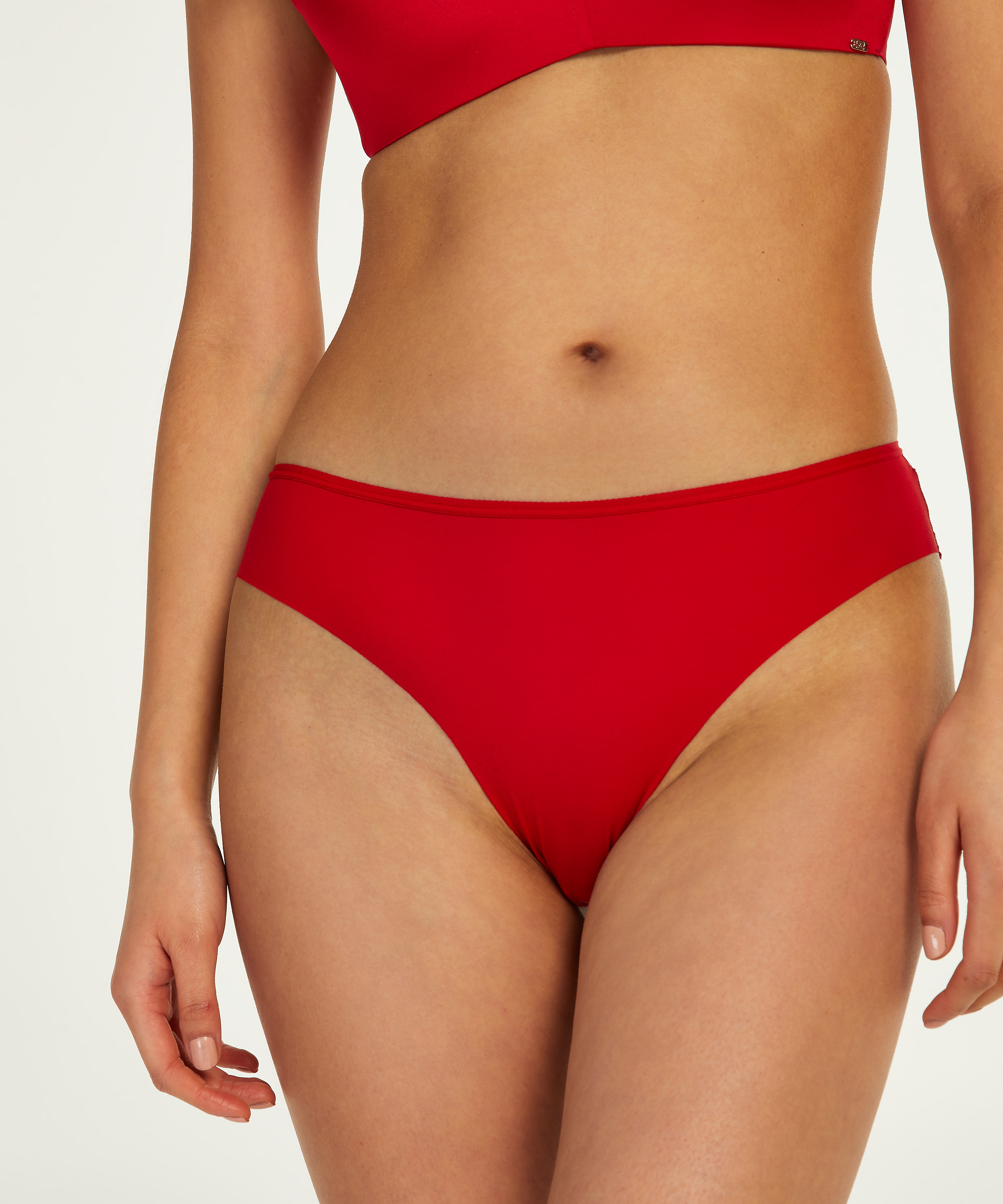 Invisible Lace Back Brazilian, Red, main