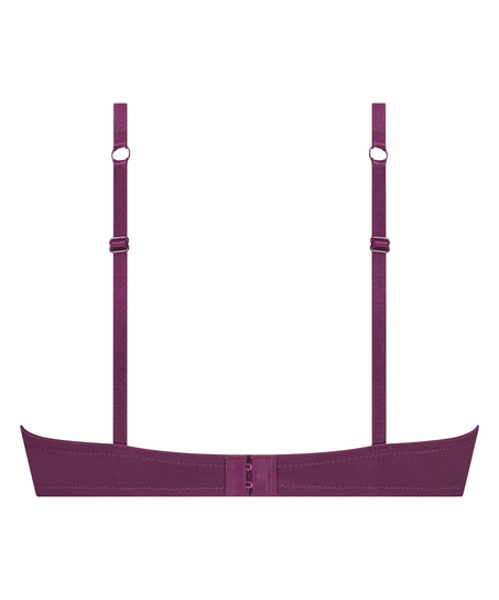 Lace & Shine Padded Underwired Bra, Purple