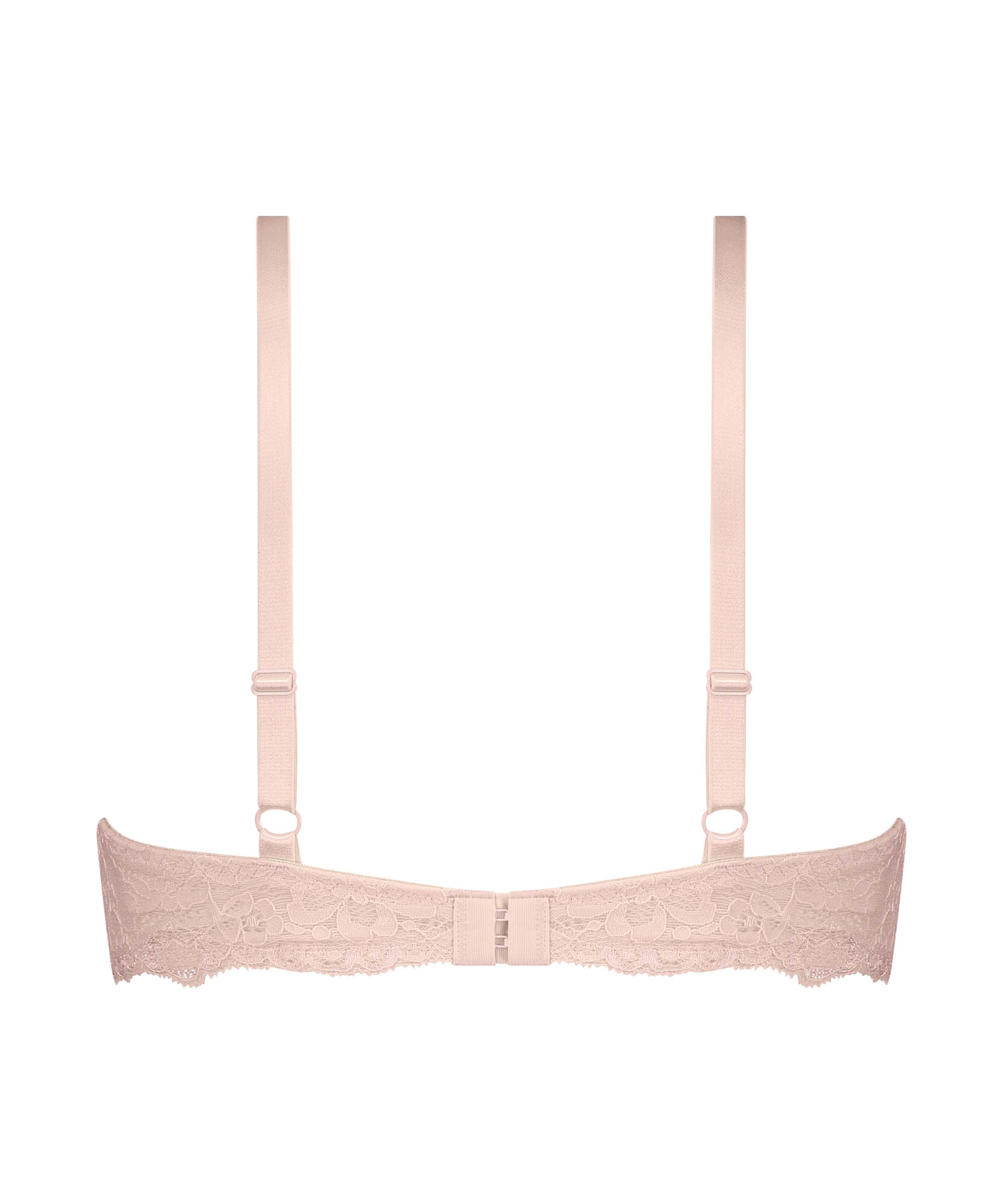 Marine Padded Push-Up Underwired Bra, Pink, main