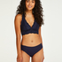 Invisible cotton knickers, Blue