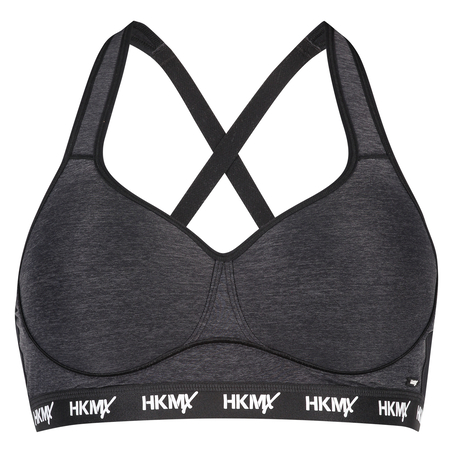 HKMX Sports bra The All Star Level 2, Gray
