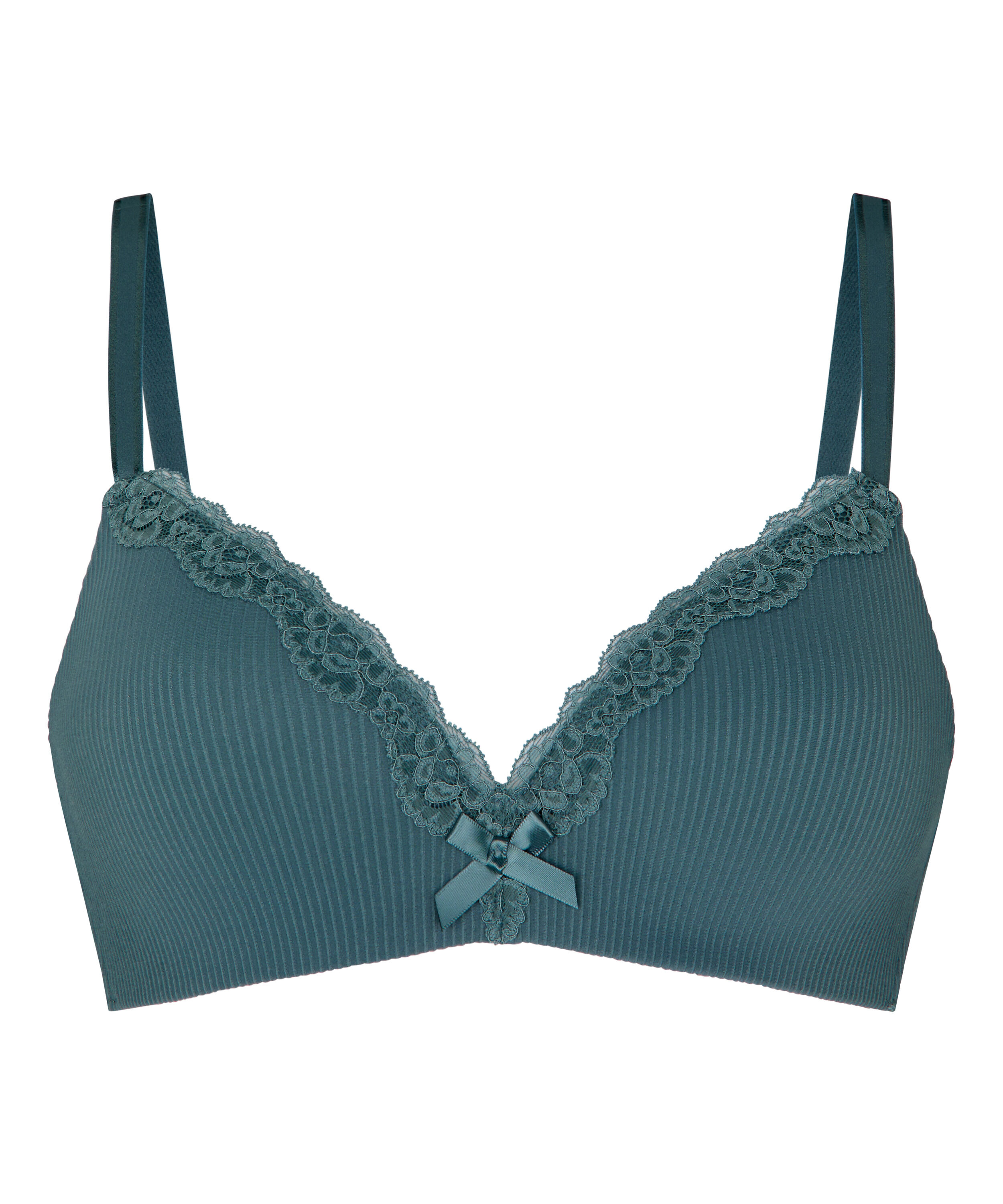 Lola Padded Non-Wired Bra, Blue