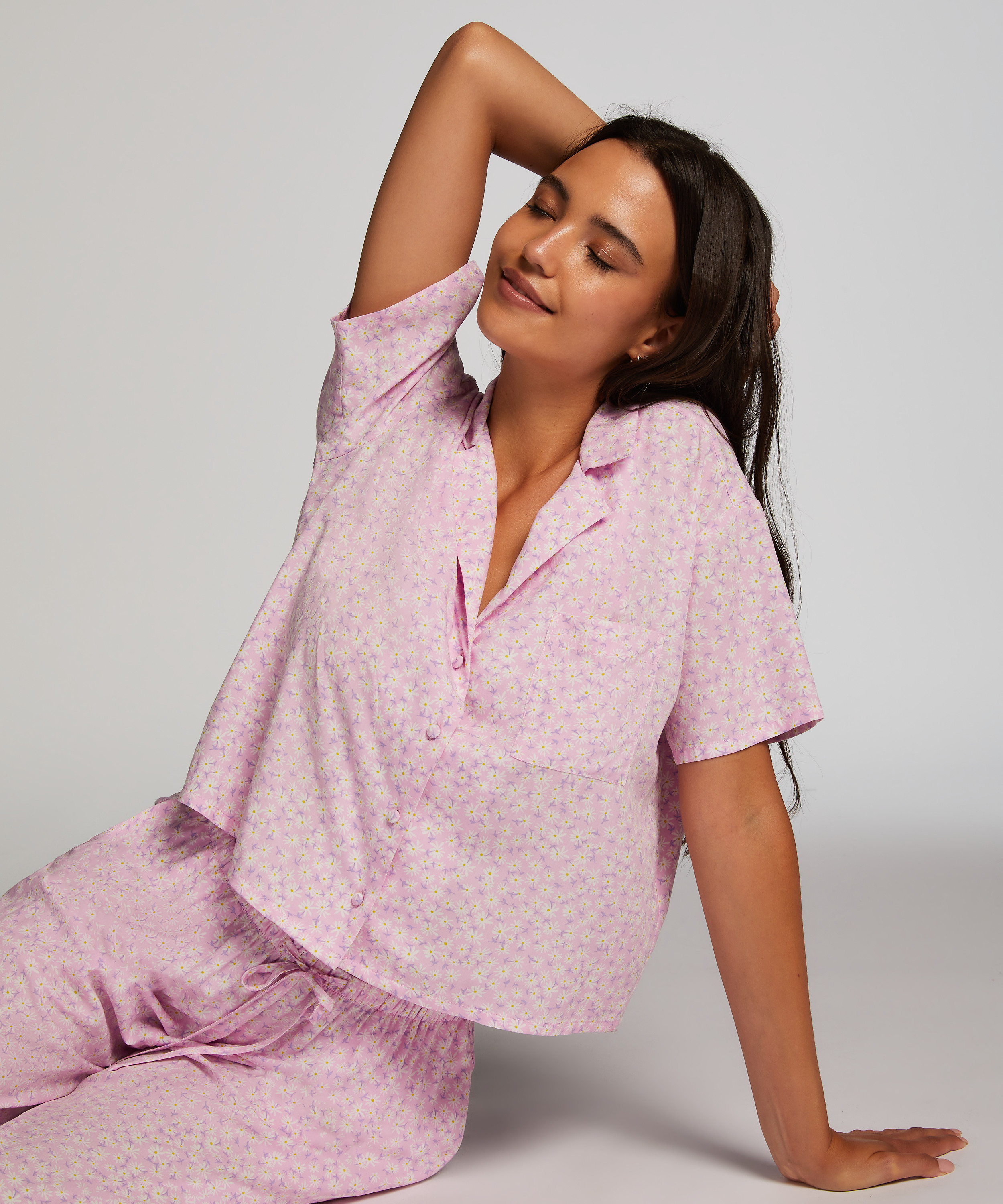 Pyjama Top, Pink, main