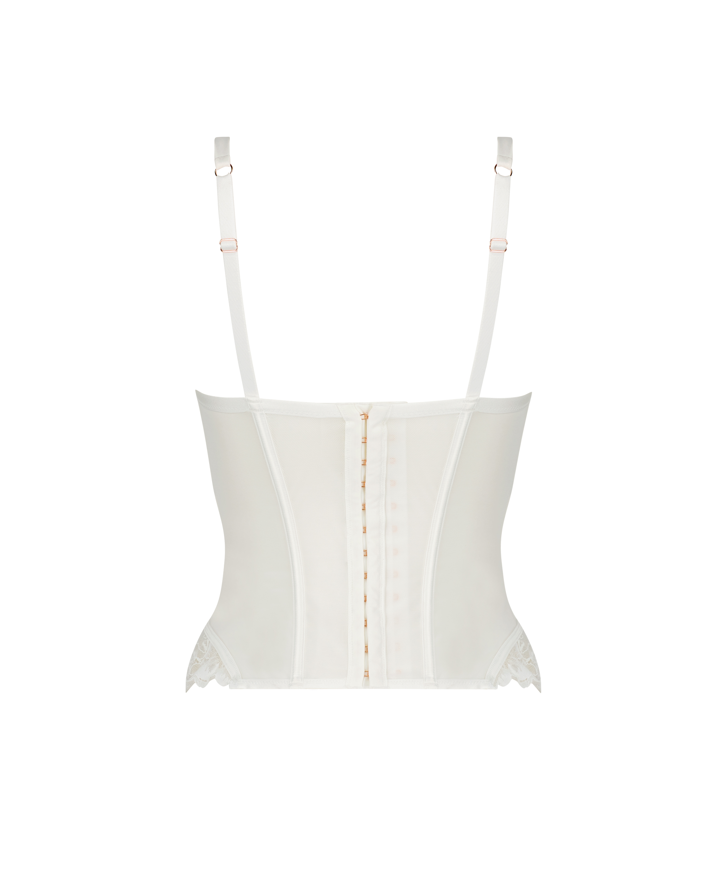 Cesca Bustier, White, main