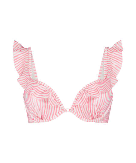 Julia Padded Underwired Bikini Top, Pink