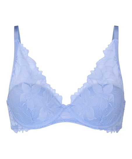 Ingrid Padded Underwired Bra, Blue
