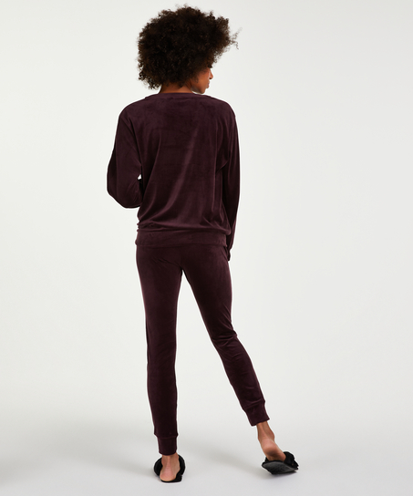 Velvet Shimmer top, Purple