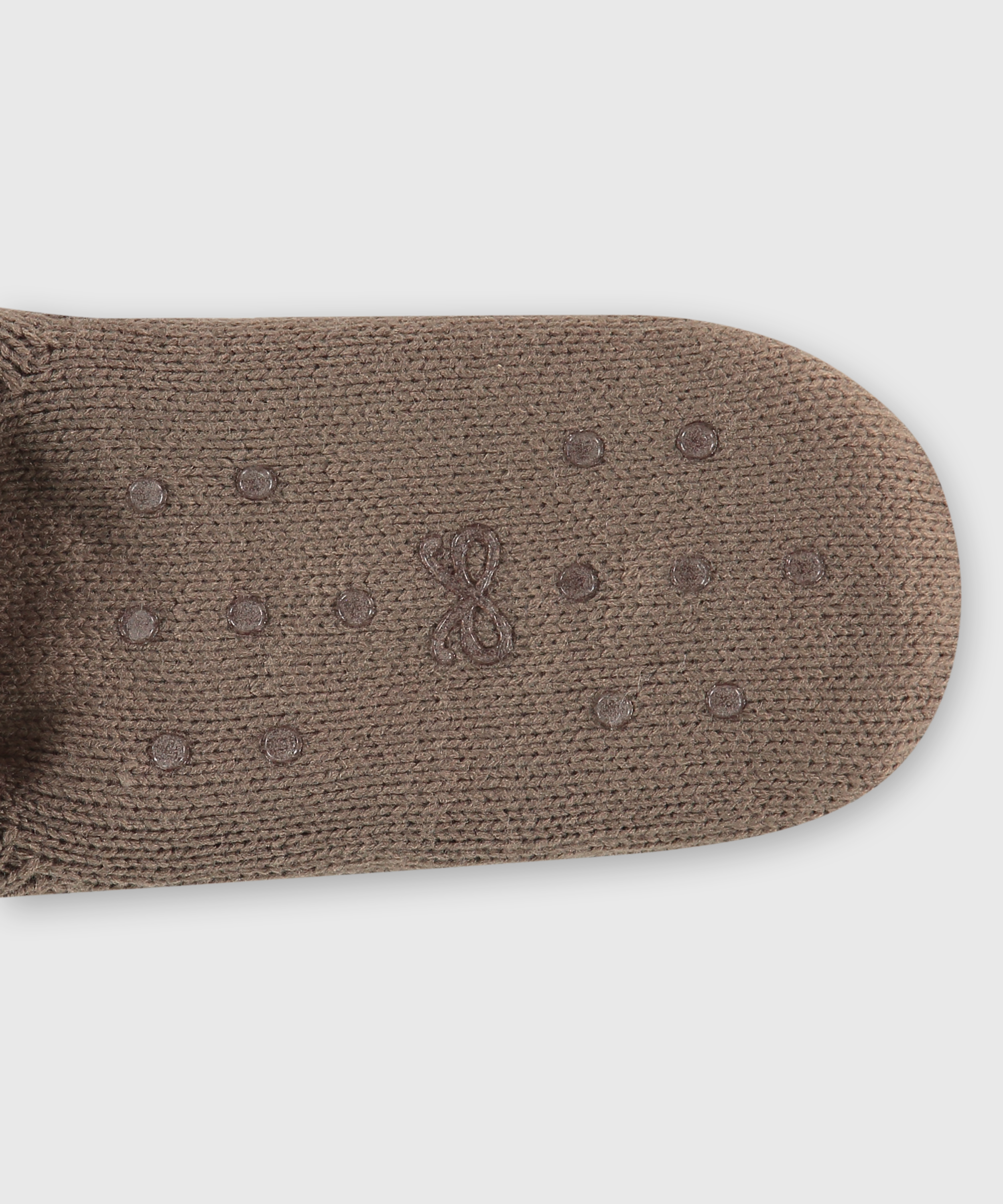 Lurex Knit Socks, Brown, main