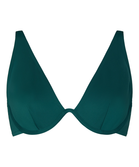 Neoprene Bikini Top, Green