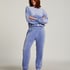 Velours Jogging Pants, Blue