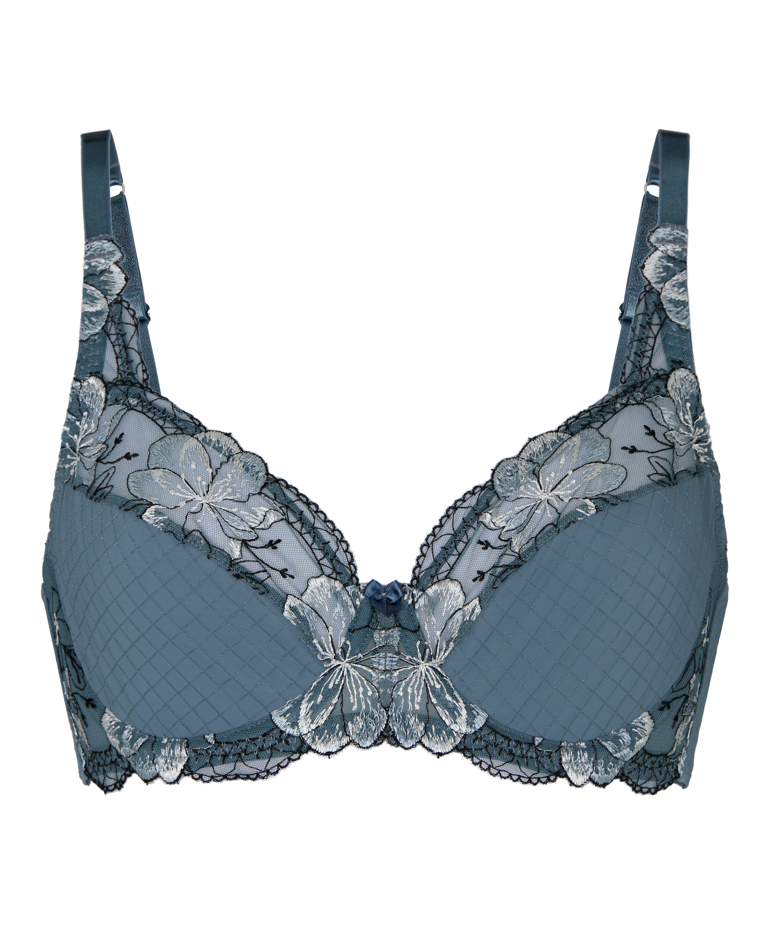 Non-Padded Underwired Bra Helena, Blue, main