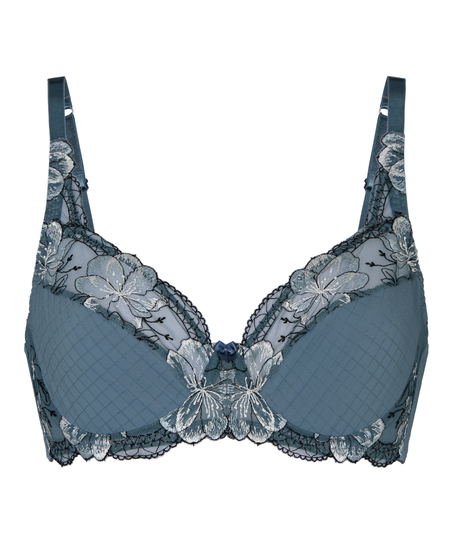 Non-Padded Underwired Bra Helena, Blue