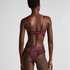 Avela Non-Padded Longline Bra, Red