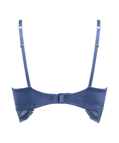 Daan Non-Padded Longline Underwired Bra, Blue