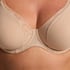 Mesh non-padded underwired bra, Beige