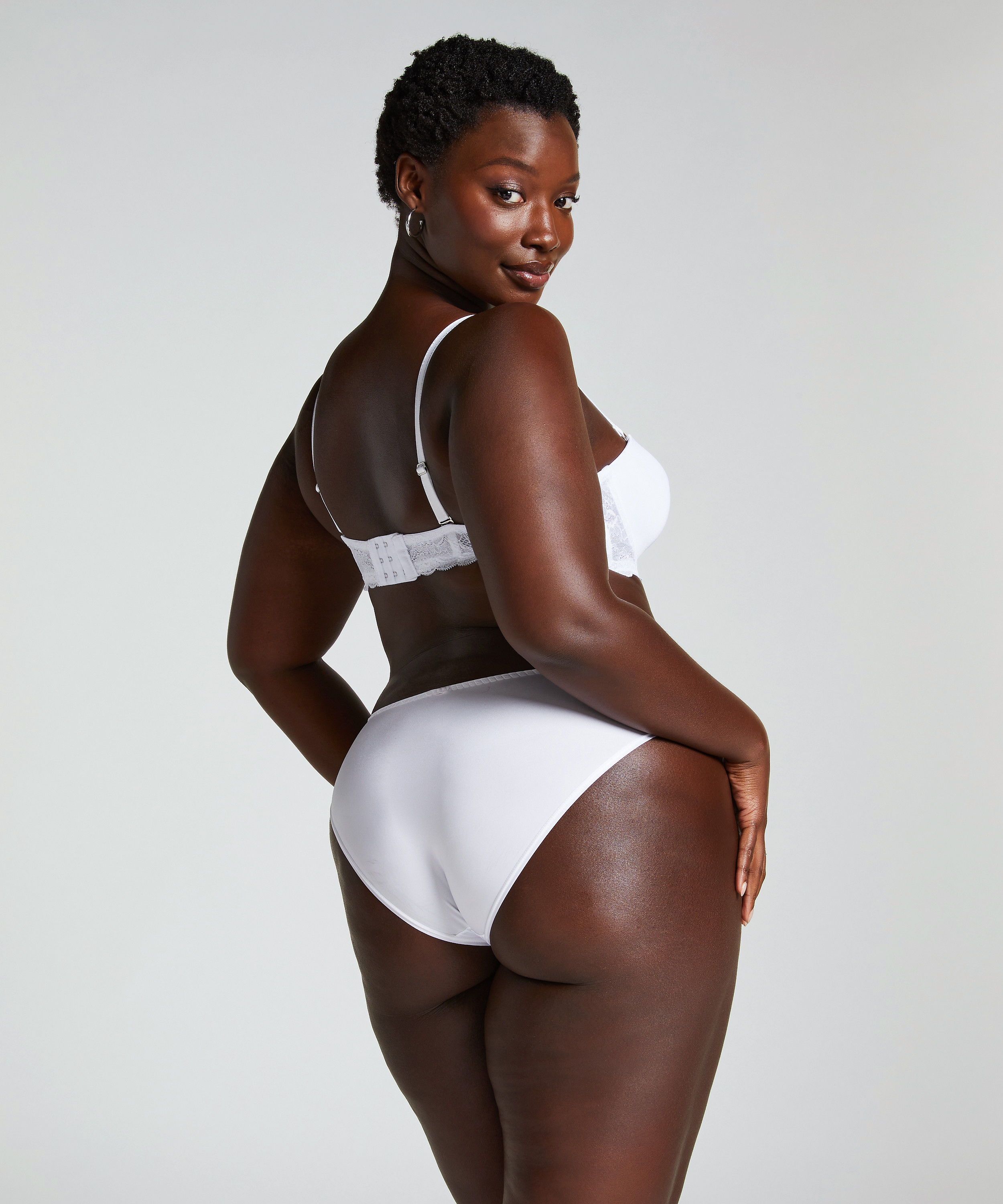 Angie Padded Strapless Underwired Bra, White, main