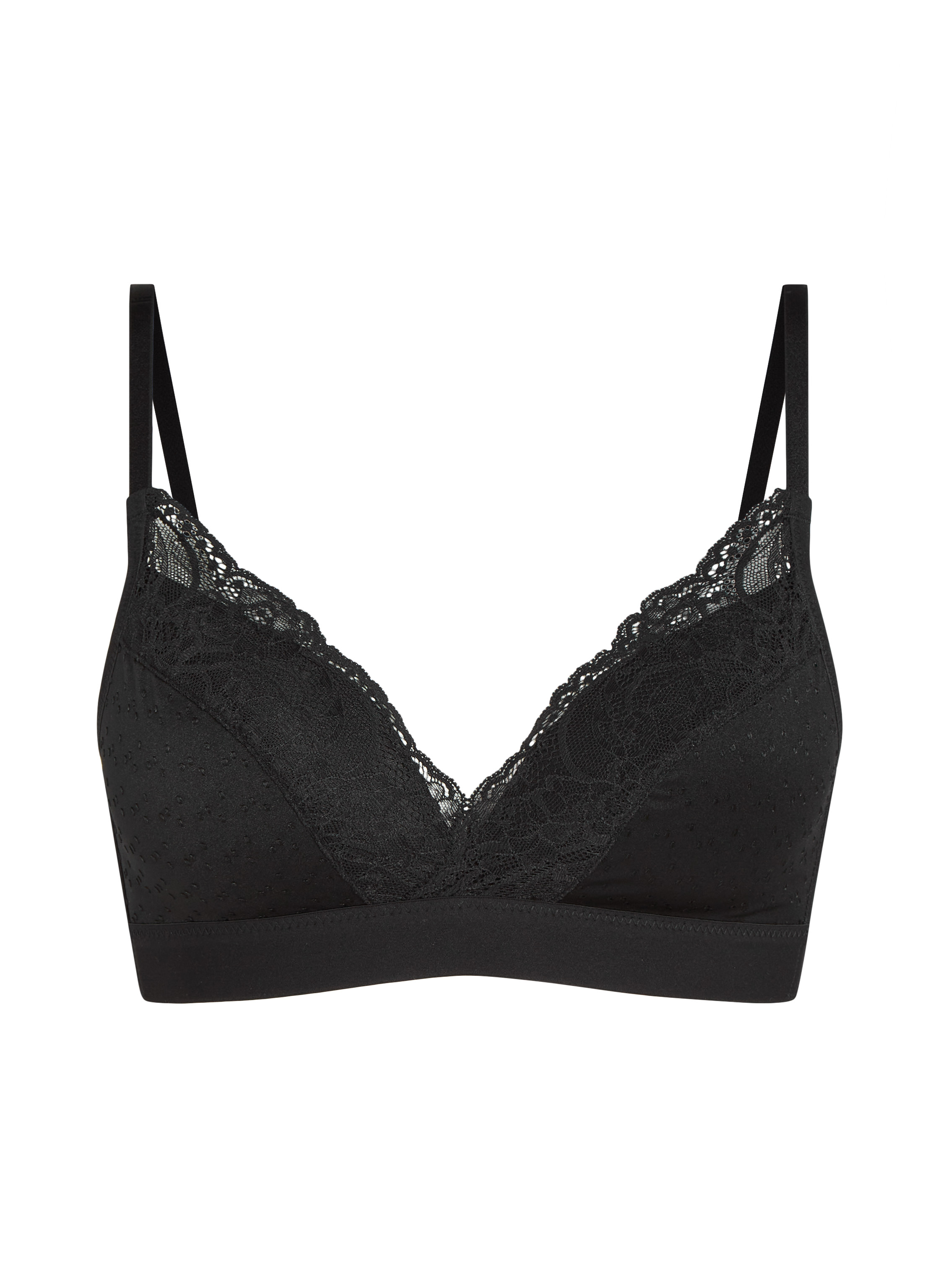 Sophie Padded Non-Underwired Bra, Black, main