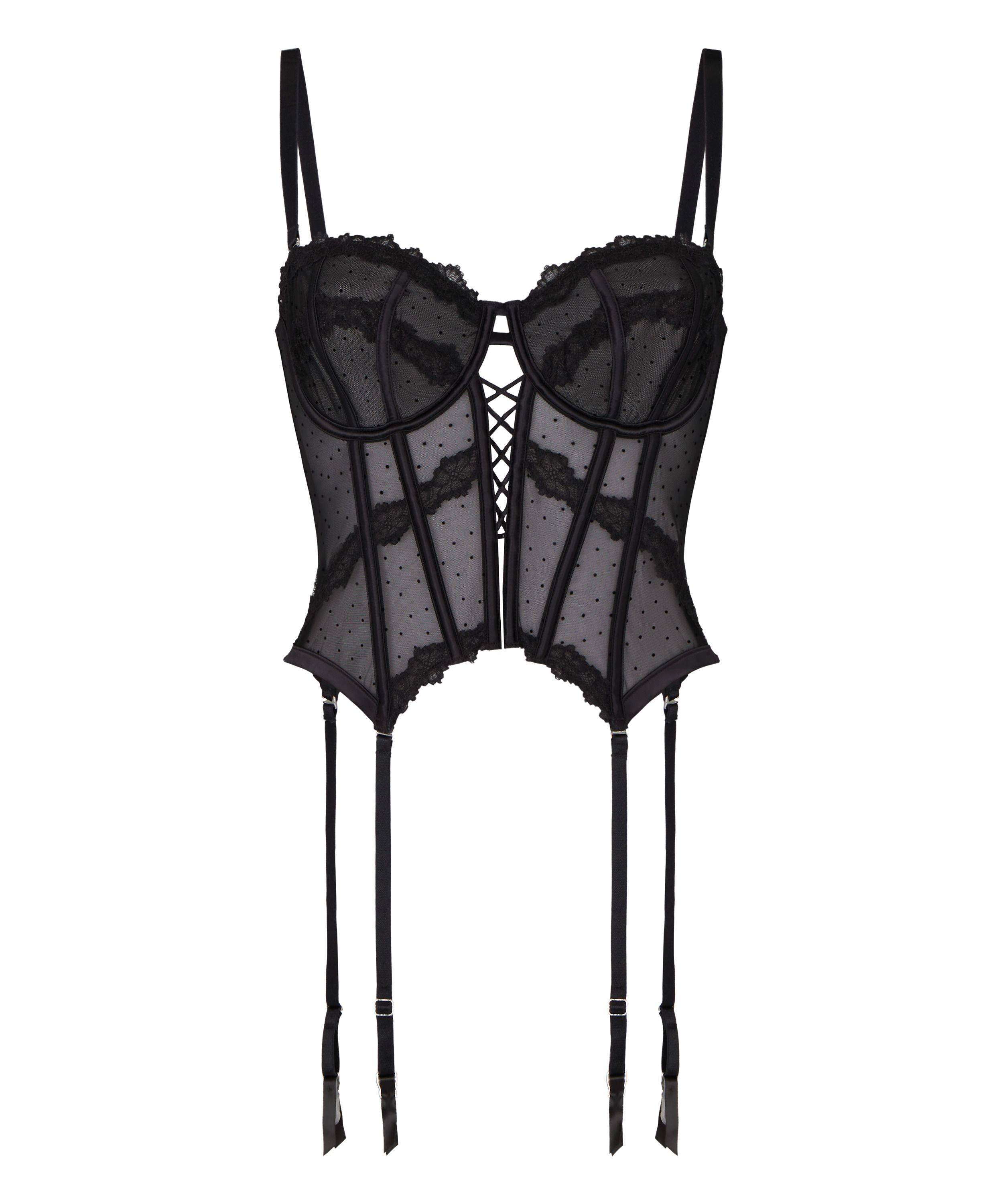 Bustier Kat, Black, main
