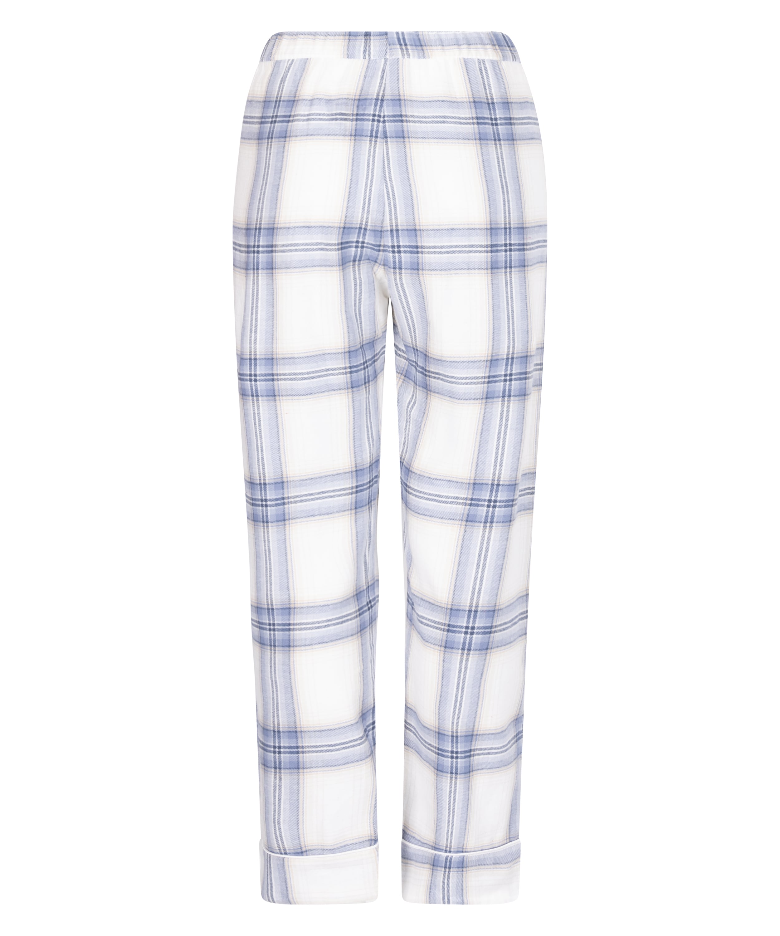 Flannel Pyjama Pants, Blue, main