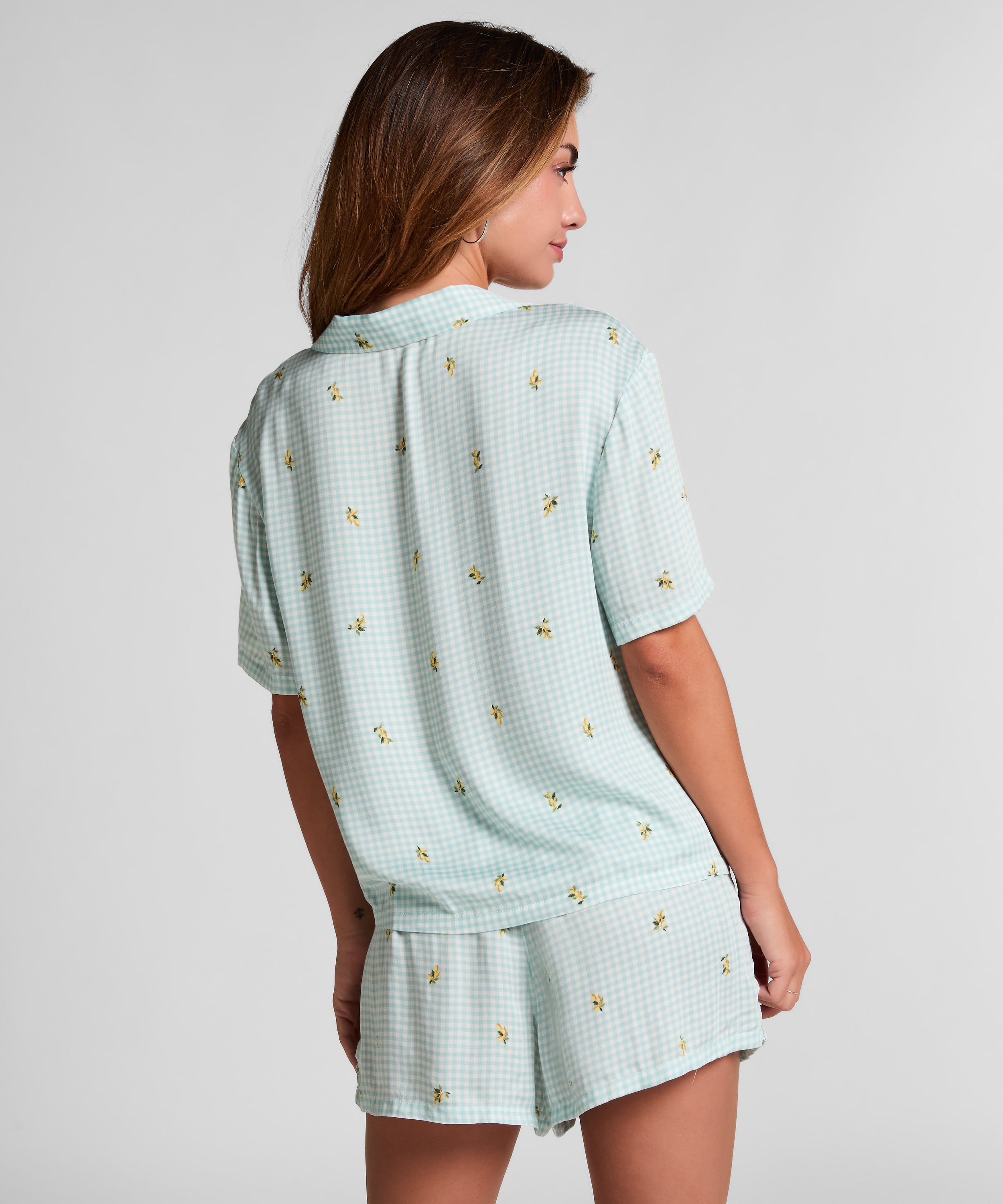 Pyjama Top, Green, main