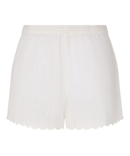 Short Scallop, White