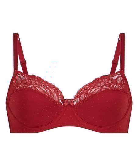 Sophie Non-Padded Underwired Bra, Red