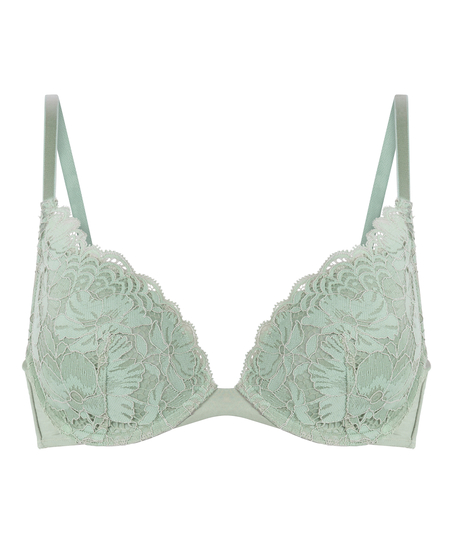 Andi Padded Underwired Bra, Green