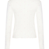 Pointelle Pyjama Top, White