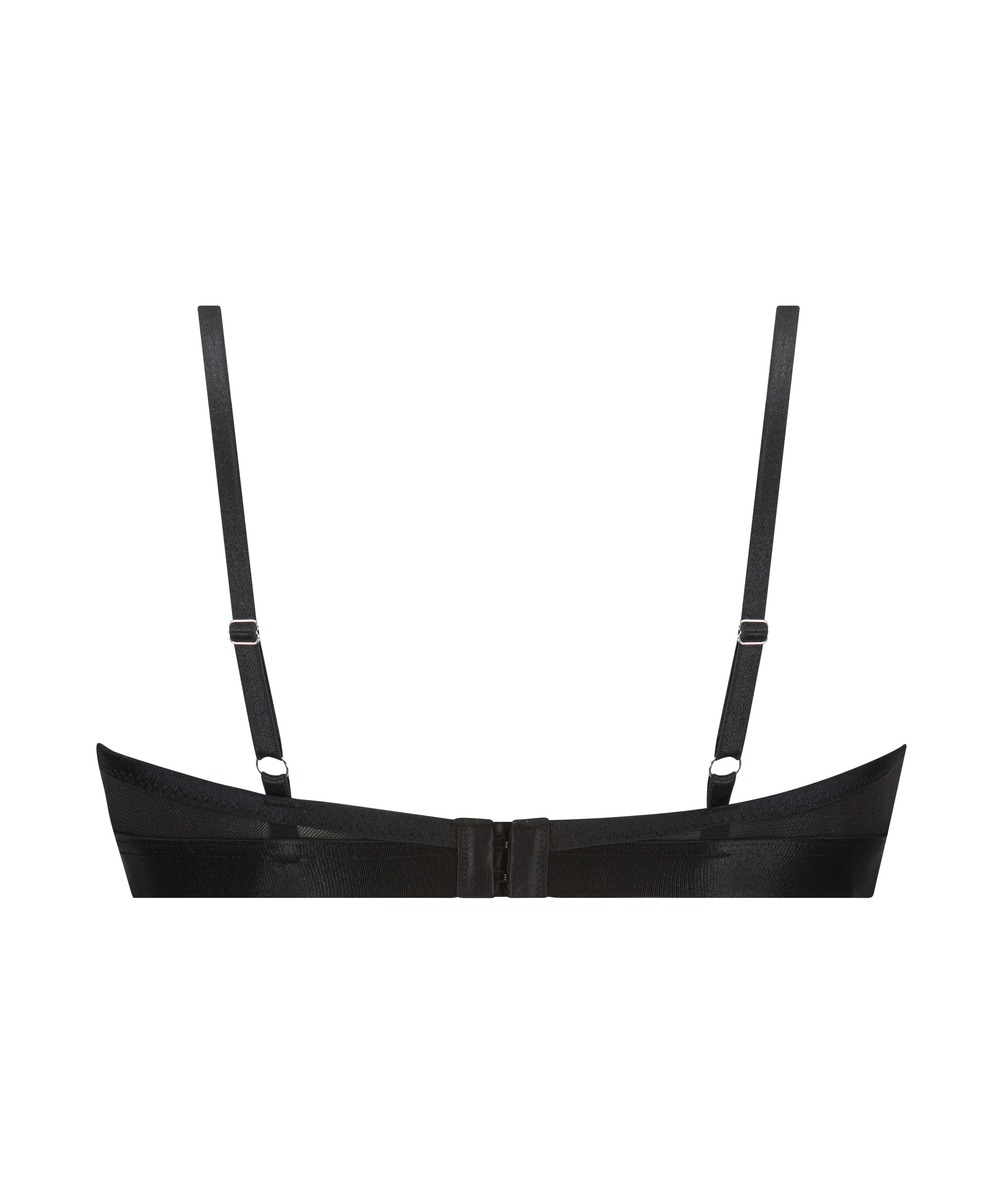 Violet Padded Underwired Bra, Black, main