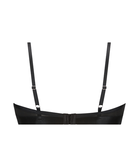 Violet Padded Underwired Bra, Black