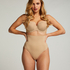 Firming high figure-control thong, Beige