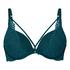 Isadora Padded Underwired Push-Up Bra, Green