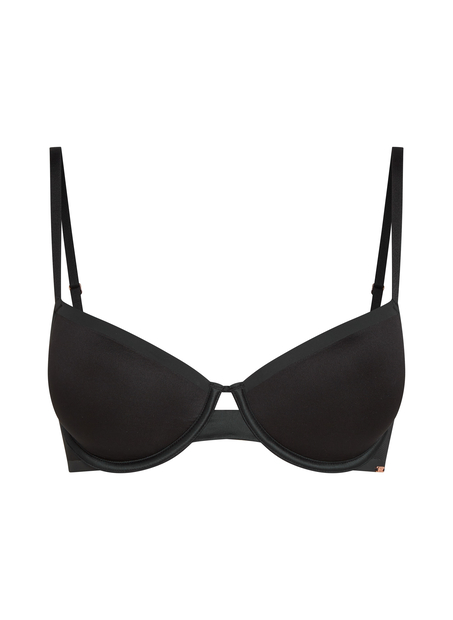 Essential Padded Underwired Push-Up Bra, Black