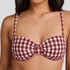 Padded Underwired Bikini Top Amalfi, Red