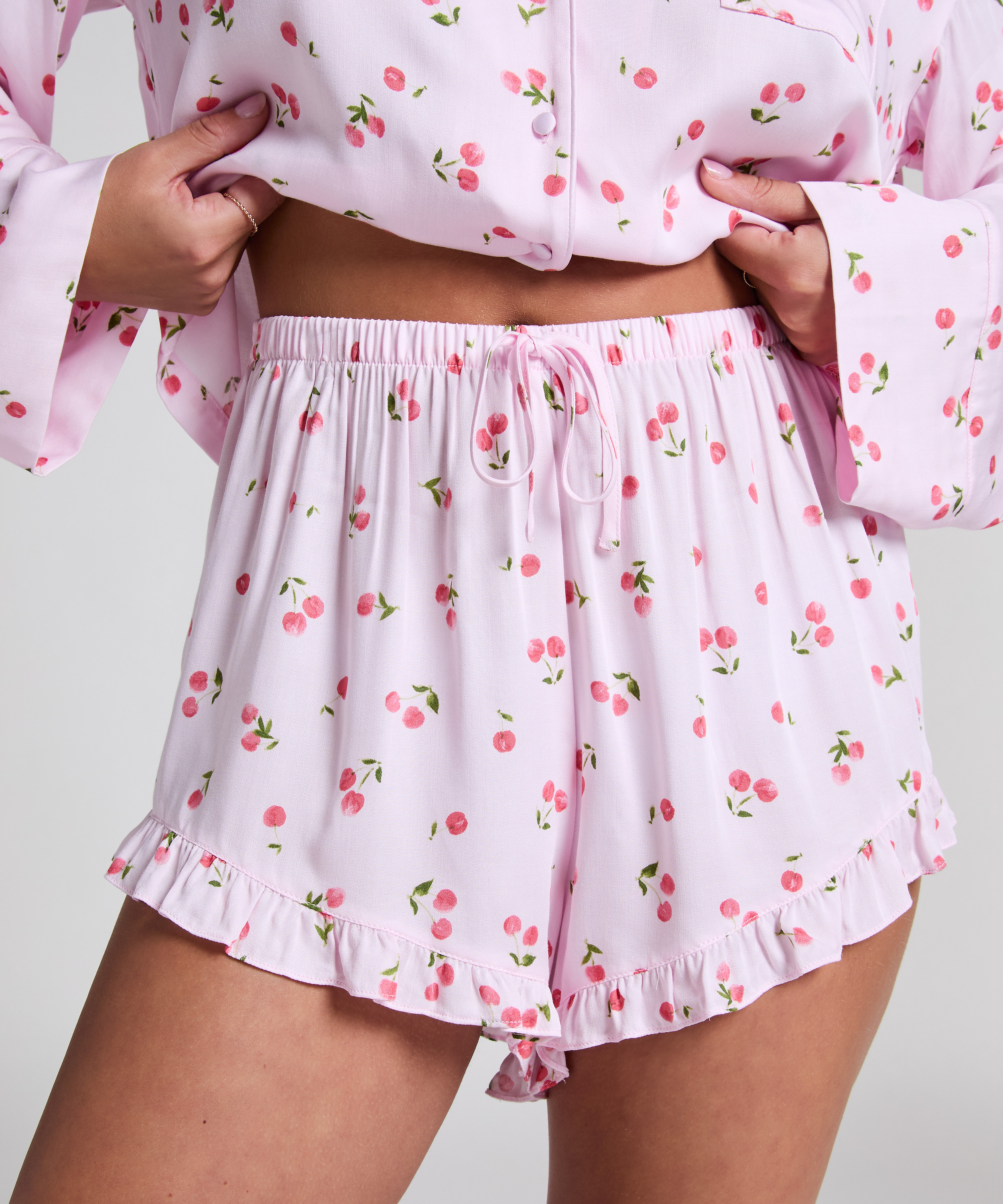 Pyjama Shorts, Pink, main