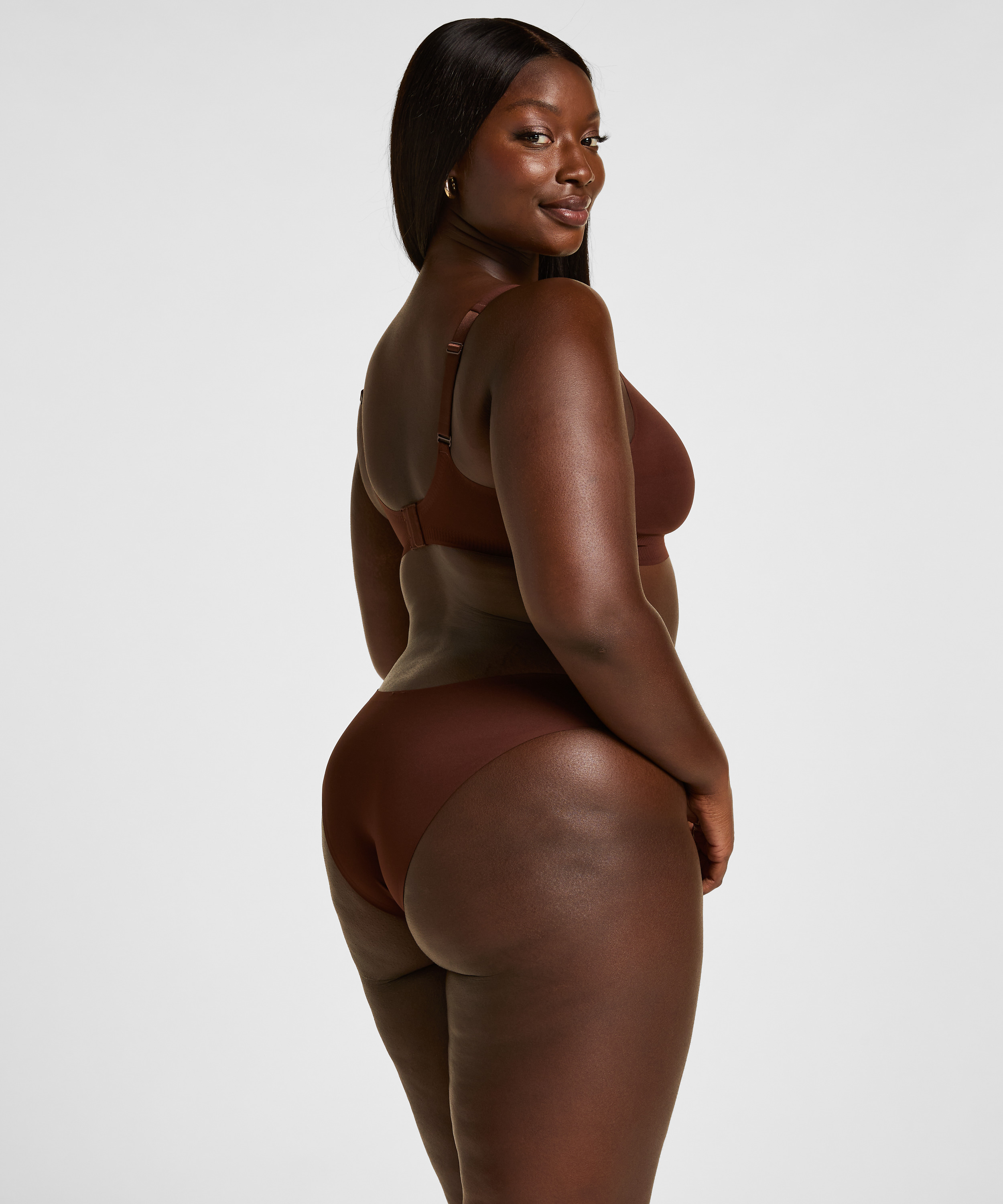 Super Comfort Bra, Brown, main