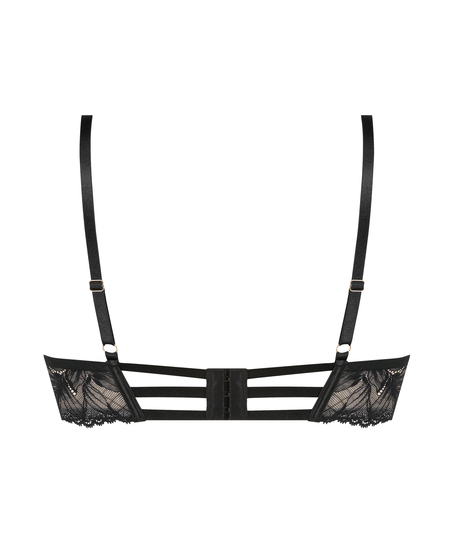 Lulu Non-Padded Underwired Bra, Black