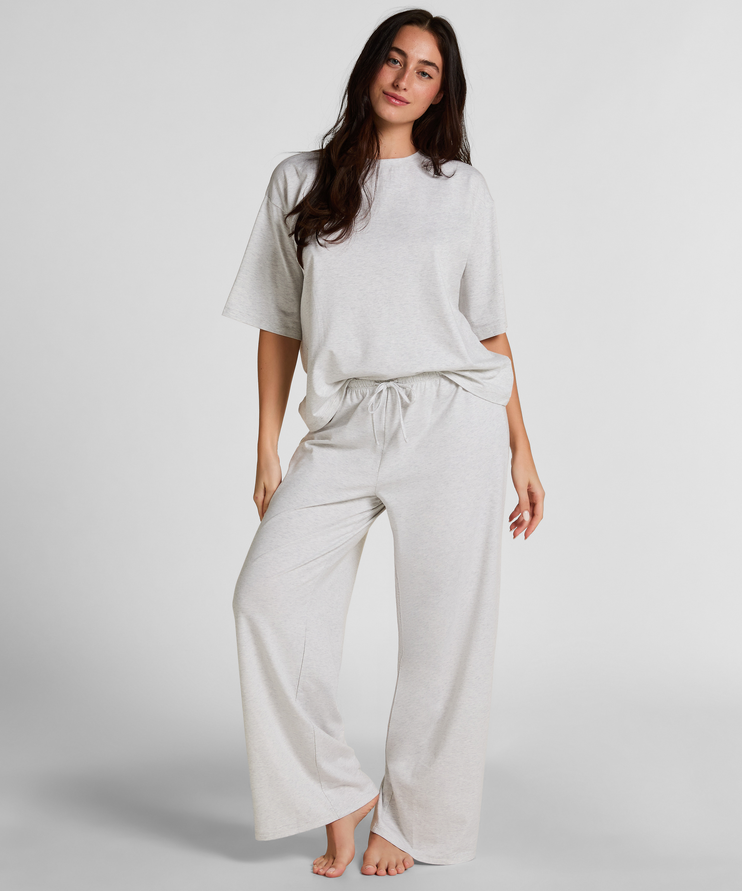 Pyjama Pants Loose , Gray, main