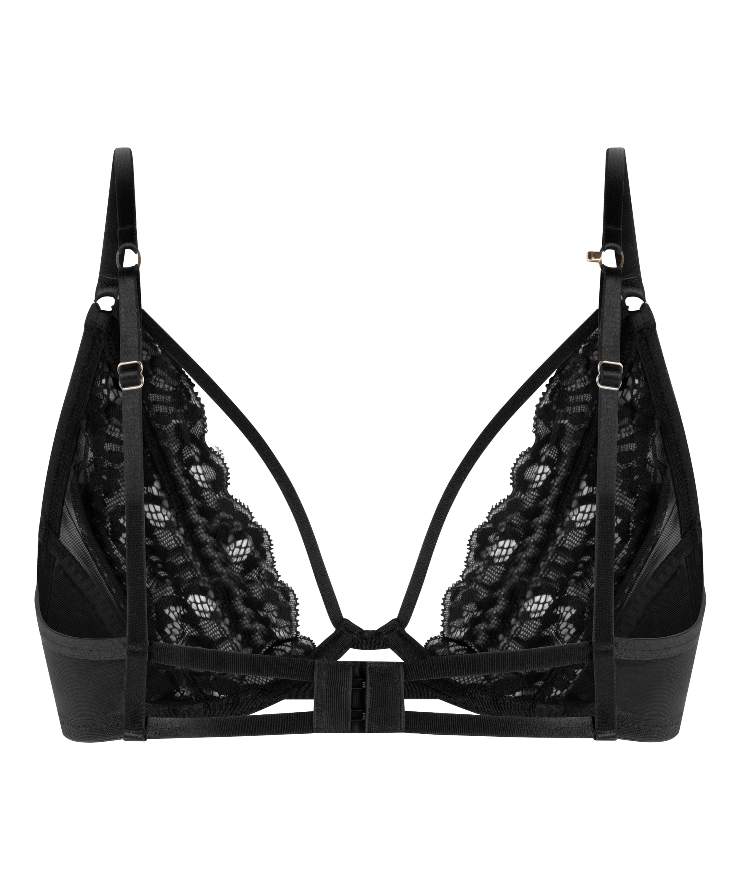 Cinnamon Non-Padded Underwired Bra, Black, main