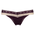Contrast Ultra Low V-Thong, Purple