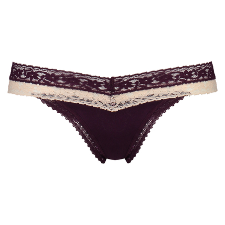 Contrast Ultra Low V-Thong, Purple