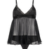 Evangelina cami set, Black