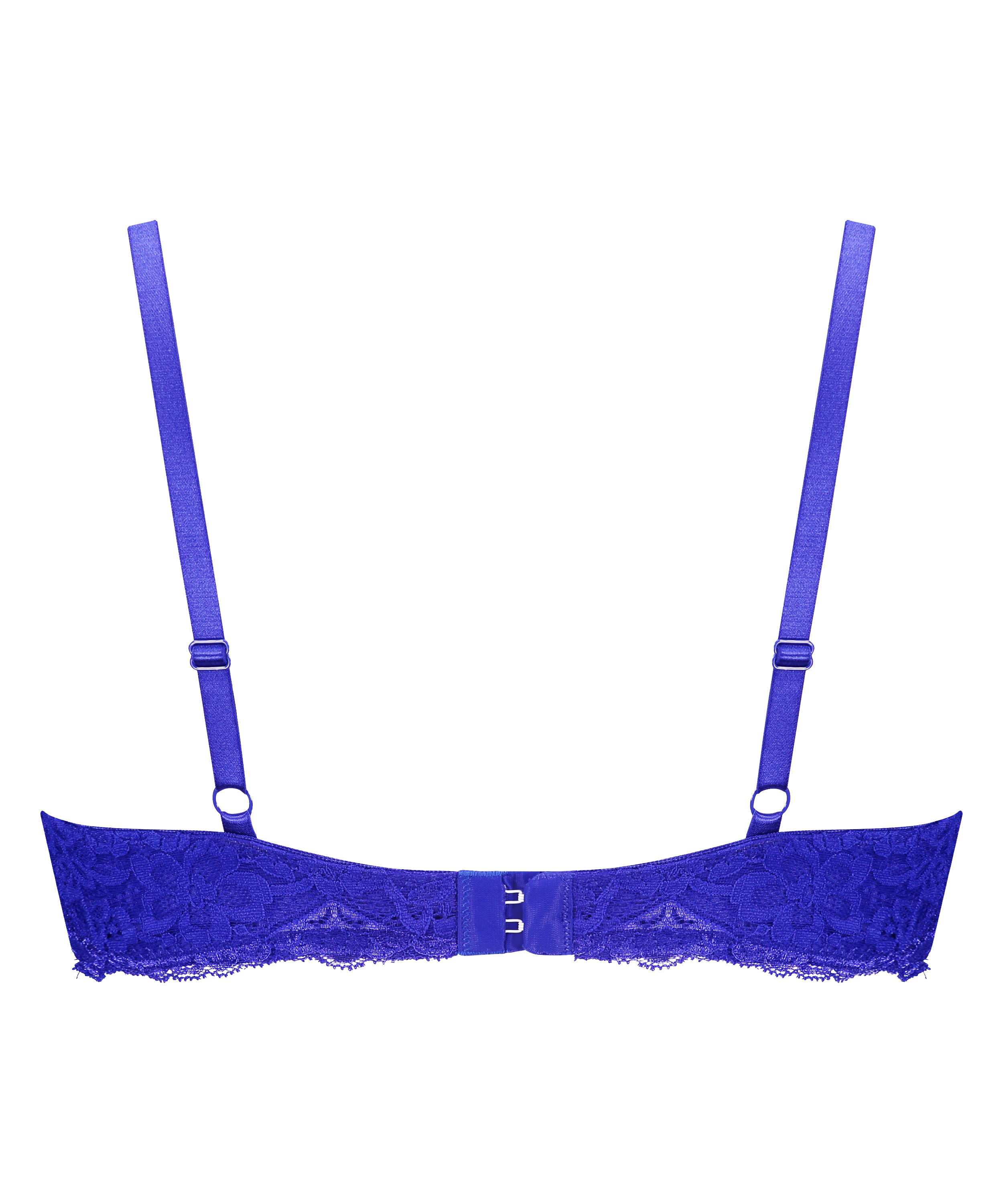 Marine Padded Push-Up Underwired Bra, Blue, main