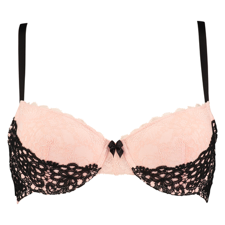 Padded underwired  bra Lory, Pink