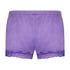 Velvet lace shorts, Purple