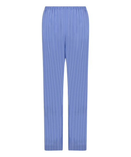 Pant Woven Cotton Stripe, Blue