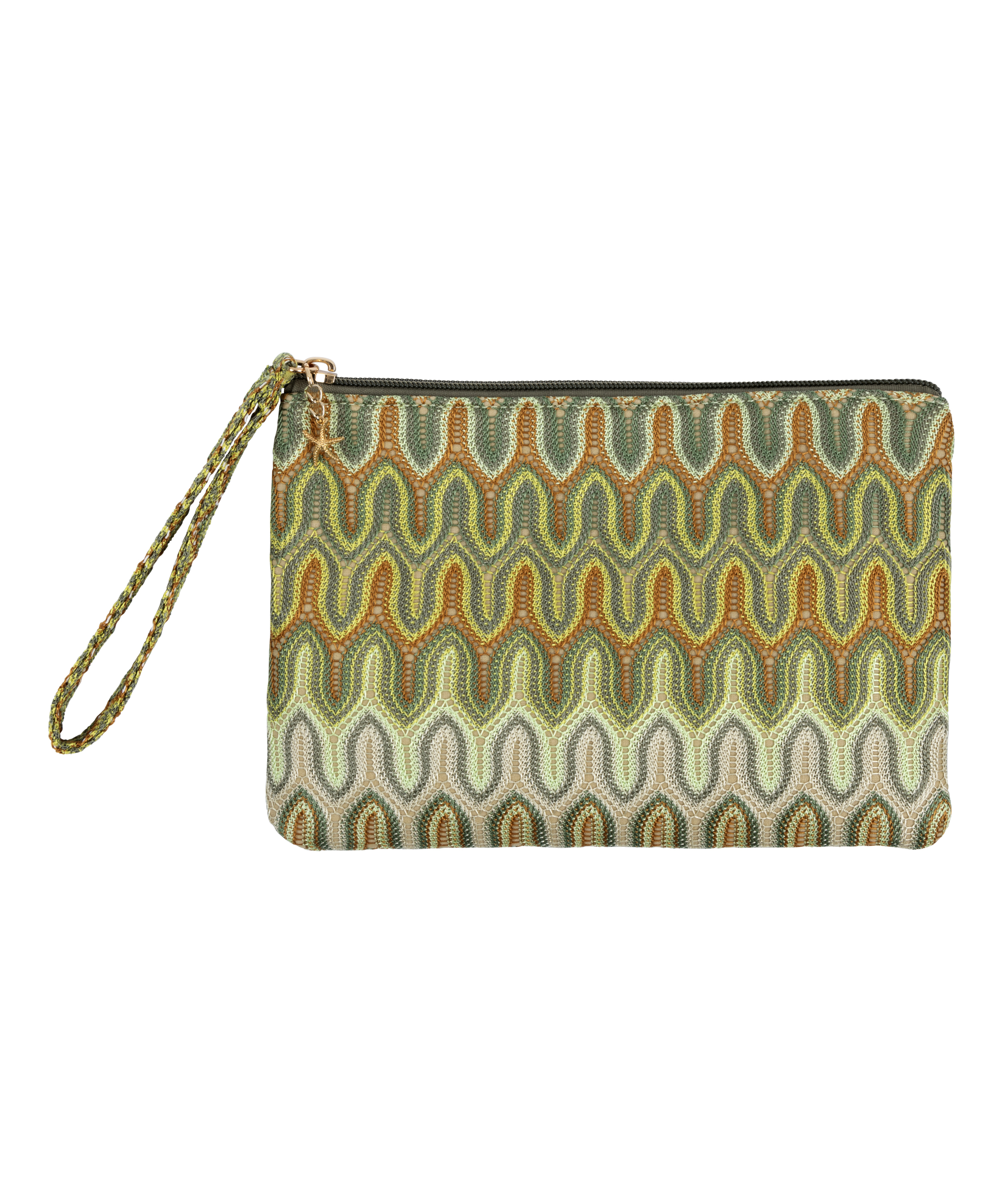 Cali Bikini Clutch, Green, main
